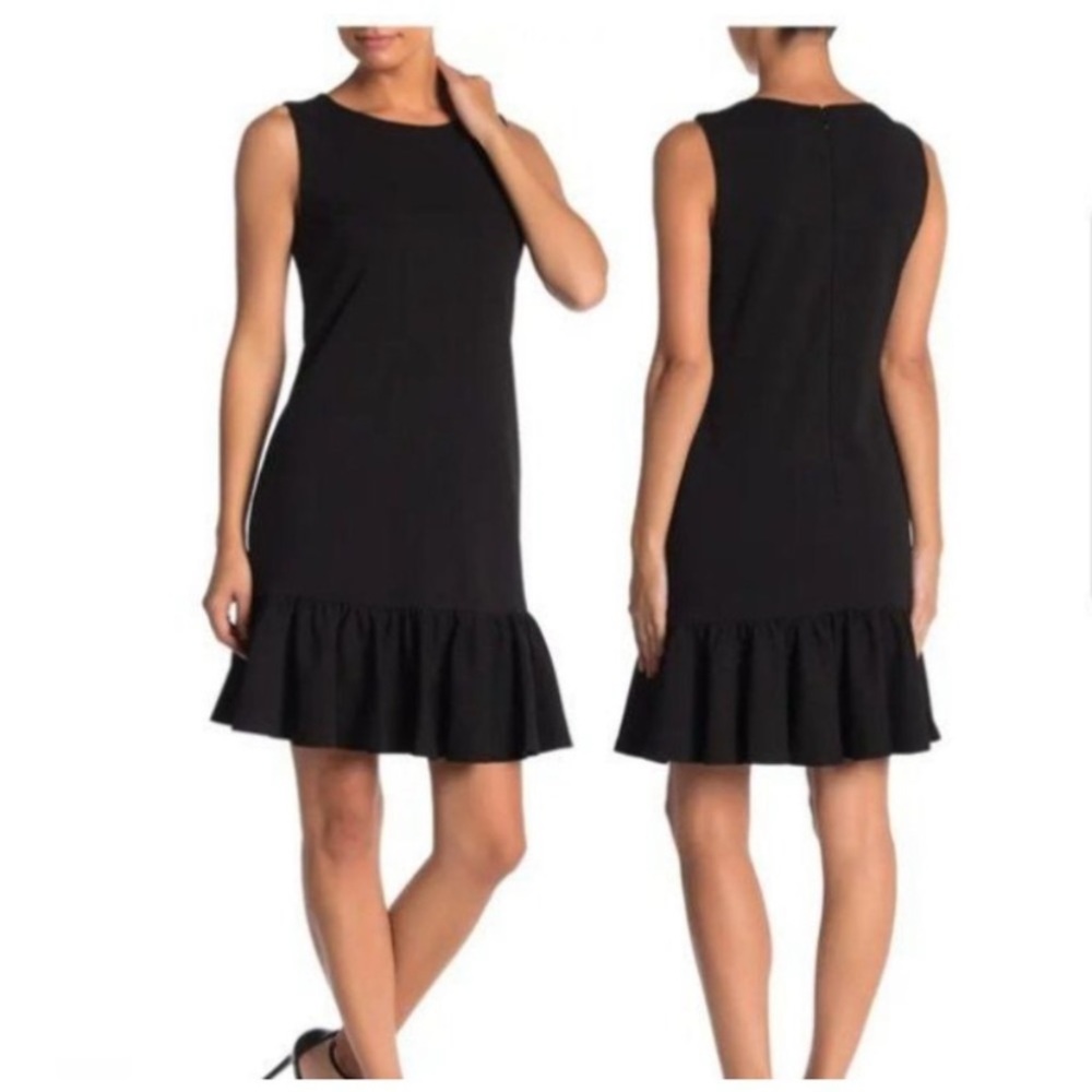 Betsey Johnson Ruffle Bottom Shift Dress Size 12 - Picture 2 of 7